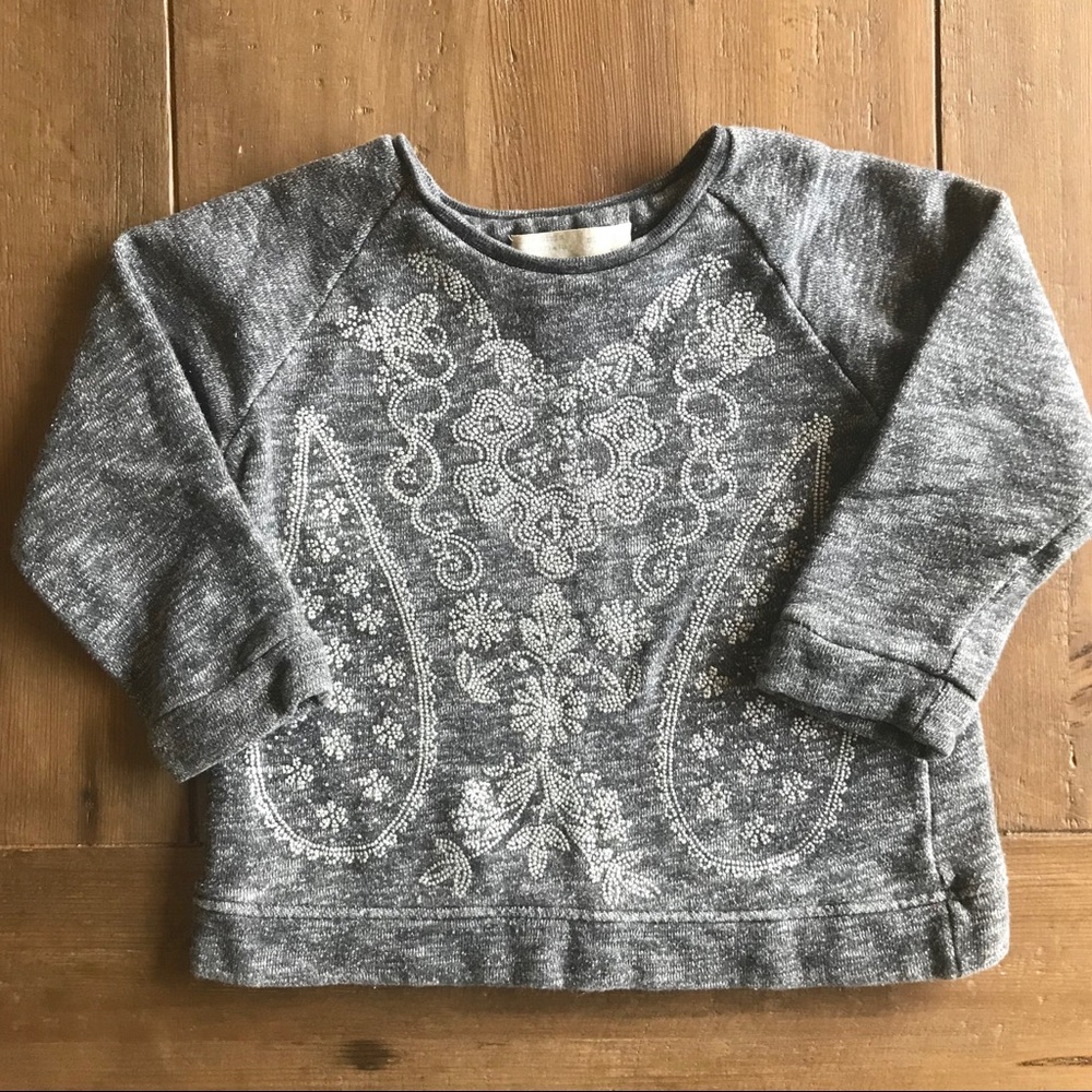 Zara gray sweater girls 4/5
